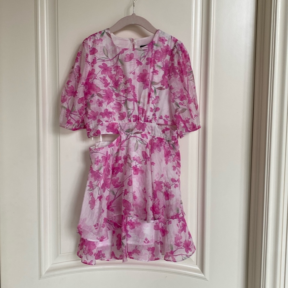 Girls Bardot Junior Lucia Blooms Floral Mini Dress - Size 8